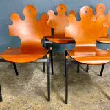 3 "Puzzle" chairs, designed by Essaime, France 1995