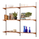 Kai Kristiansen shelving unit, set of 6 shelves, FM Møbler, Denmark 1960s