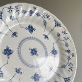 6 flat plates in English porcelain