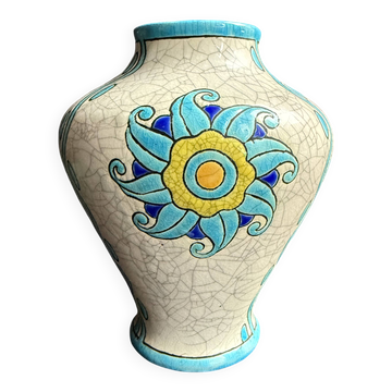Vase faïence art déco – Boch La Louvière – Charles Catteau (1880-1966)