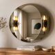Mirror with 70's sconces