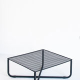 Vintage iron coffee table "Jarpen" by Niels Gammelgaard for Ikea, 1983