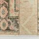 2x11 Dark Green & Beige Turkish Runner Rug, 55x338Cm