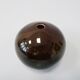 Ball solifleur in brown green ceramic