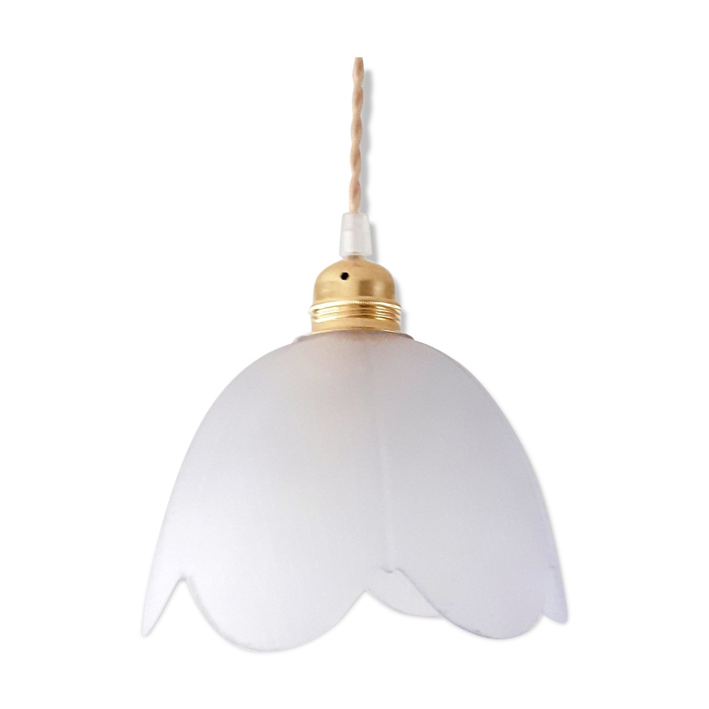Suspension vintage fleur