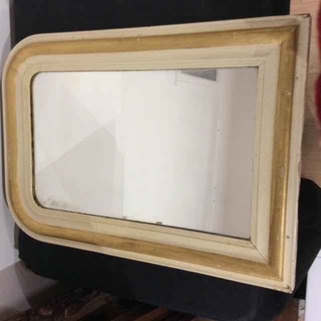 Miroir ancien en bois 60x70cm