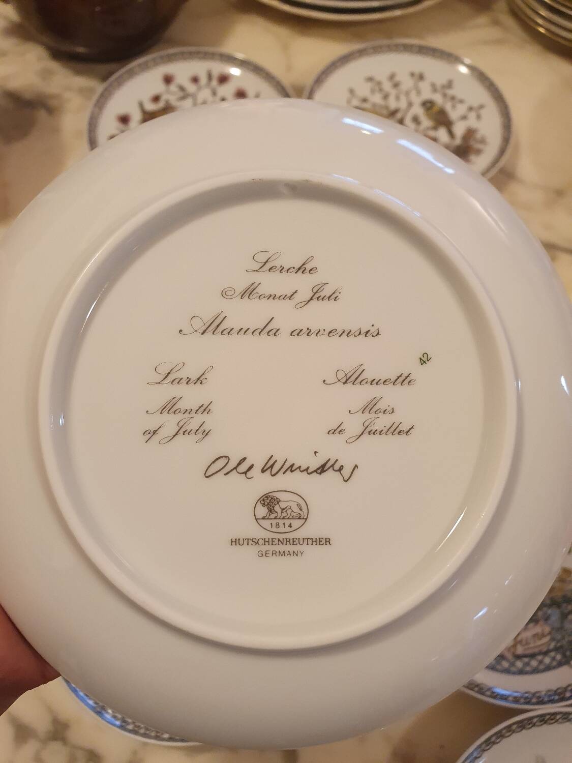 Hutschenreuther dessert plates