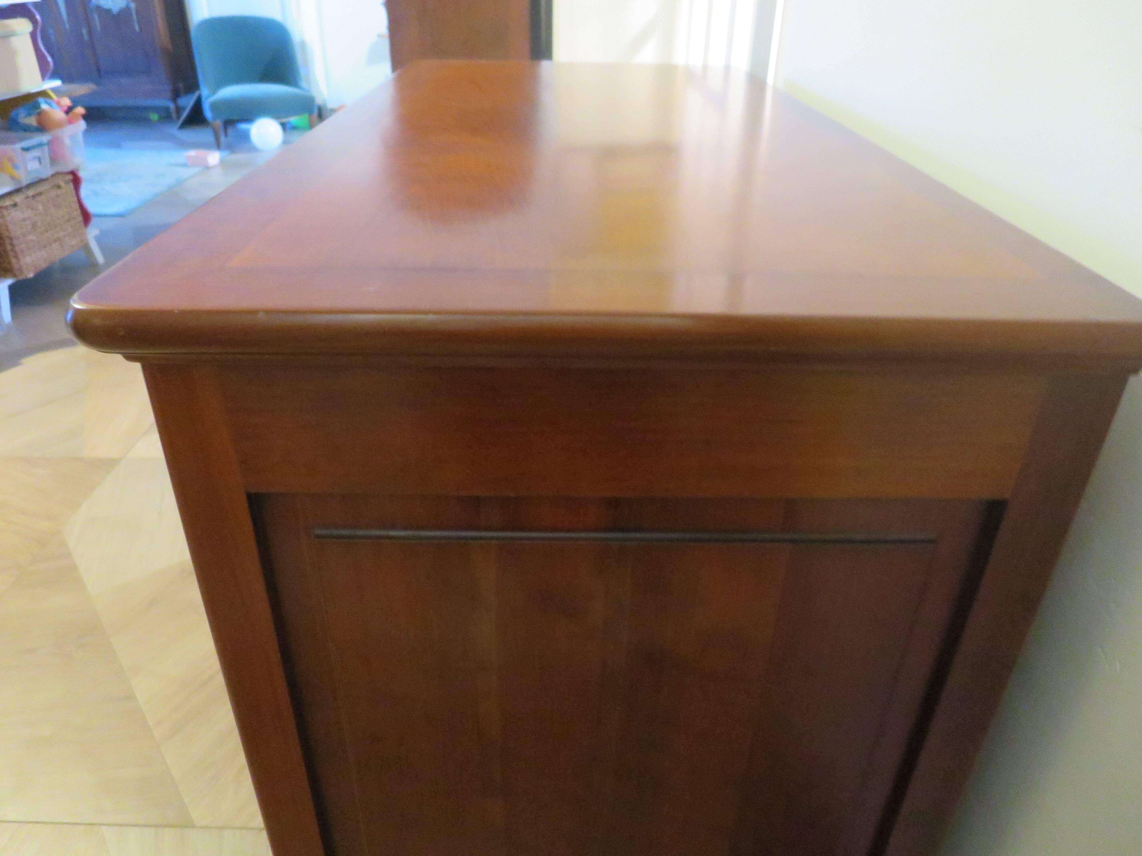 Antique - chest of drawers - 4 drawers - solid wood - cherry