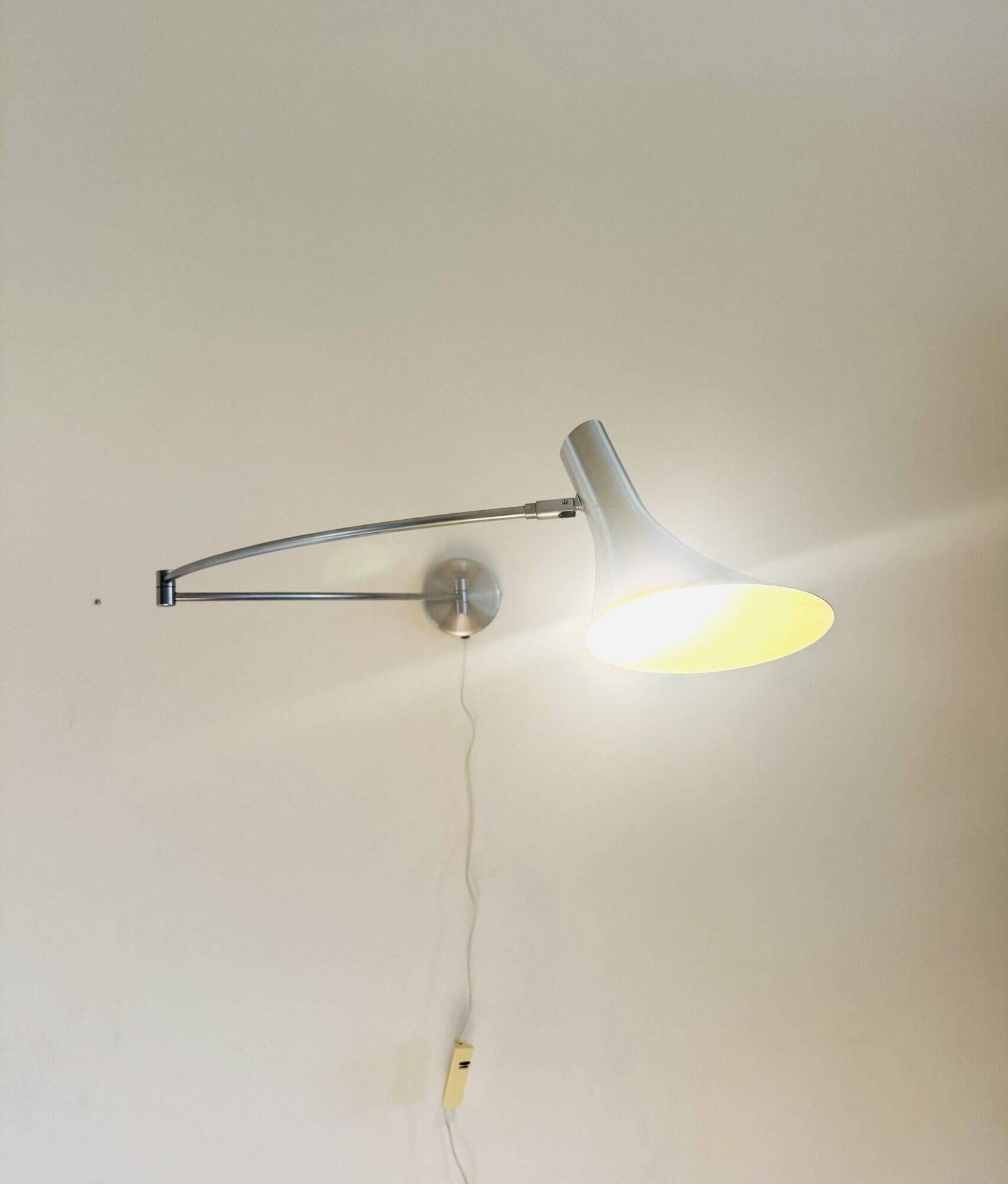 Trumpet Shade Swing Arm Wall Lamp By Hala Zeist, The Netherlands, 1980S