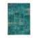Handmade anatolian vintage 170 cm x 241 cm turquoise patchwork carpet