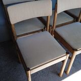 Baumann 6 chair signed 1960 vintage design