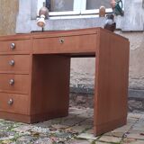 Vintage desk 40s in light oak
