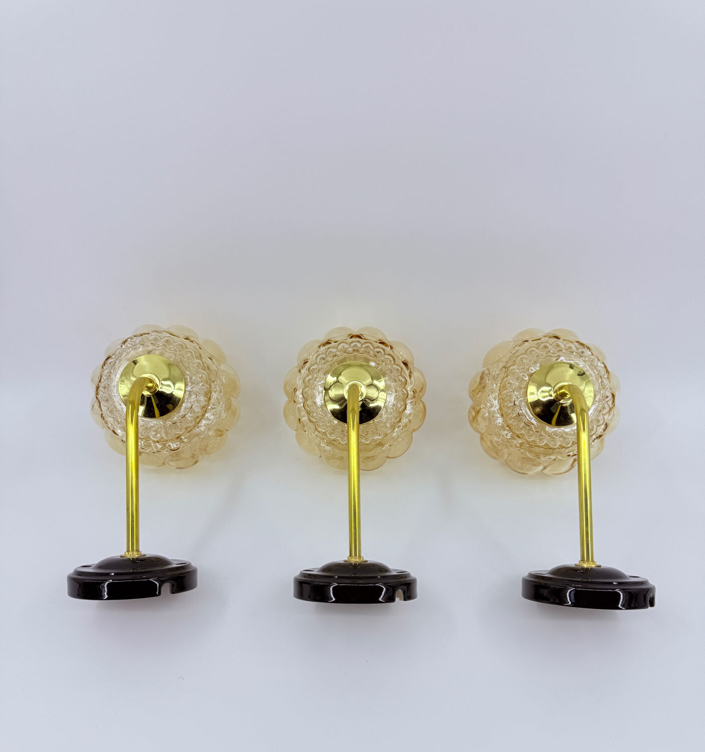 Appliques Bubble ambrées