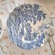 Mismatched antique dinner plates
