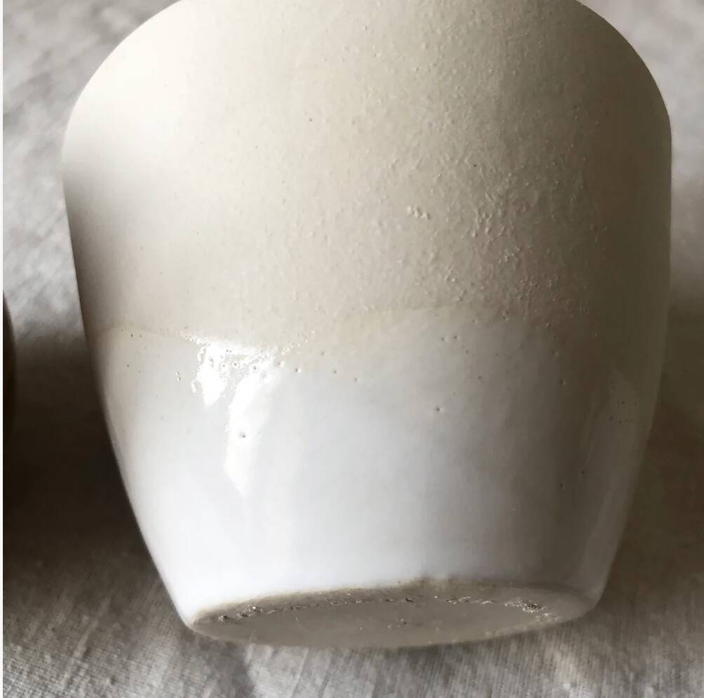 Vase soliflore blanc