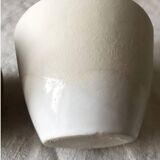 White soliflore vase