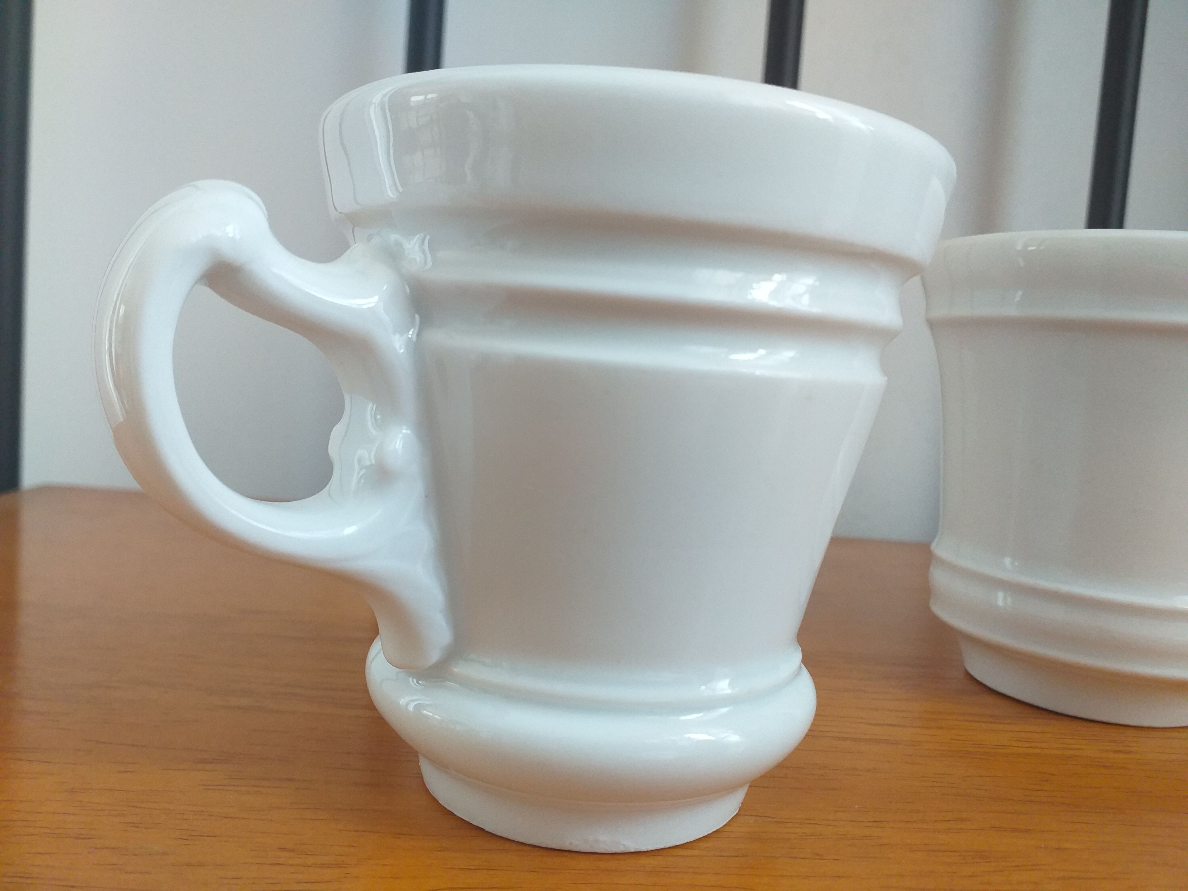 White porcelain fires