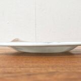 Vintage plate or bowl in German glass by Hans Jürgen Richartz for the Richartz art collection, Mathildenhütte, Solingen, Germany.