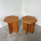 Pair of René Martin stools