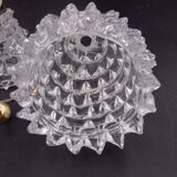 Elegant Table Lamp in Rostrato Murano Glass Vase for Barovier & Toso, 1940s