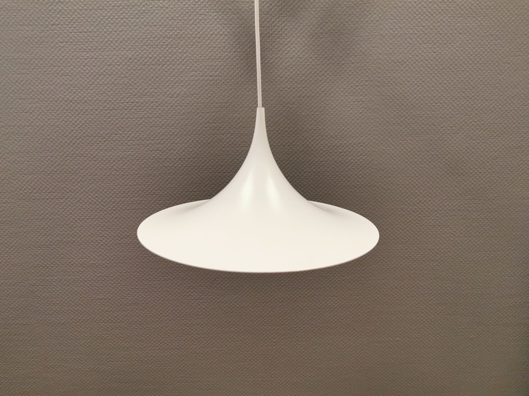 Semi hanging lamp, designed by Claus Bonderup & Torsten Thorup for Danish Fog & Mørup in 1974