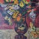 Isis Kischka (1908-1973) - Lithographie en couleurs - Bouquet de fleurs