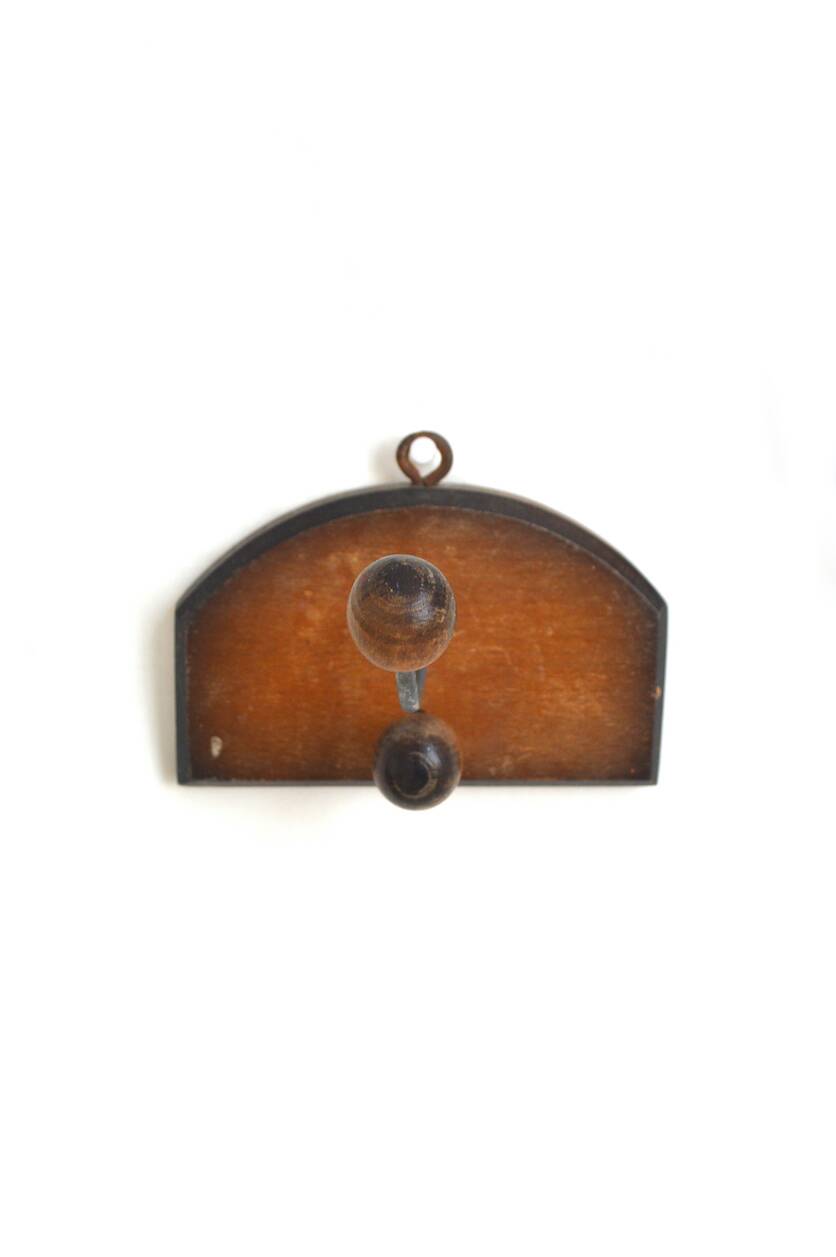 Wooden wall hook