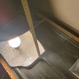 Handcrafted metal lamp, 1970s.