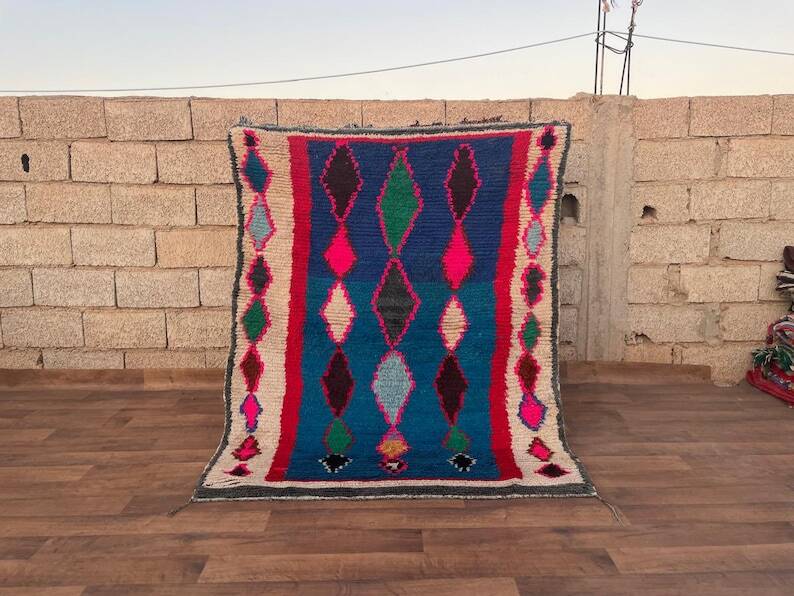 Handmade Berber wool rug 150/250cm