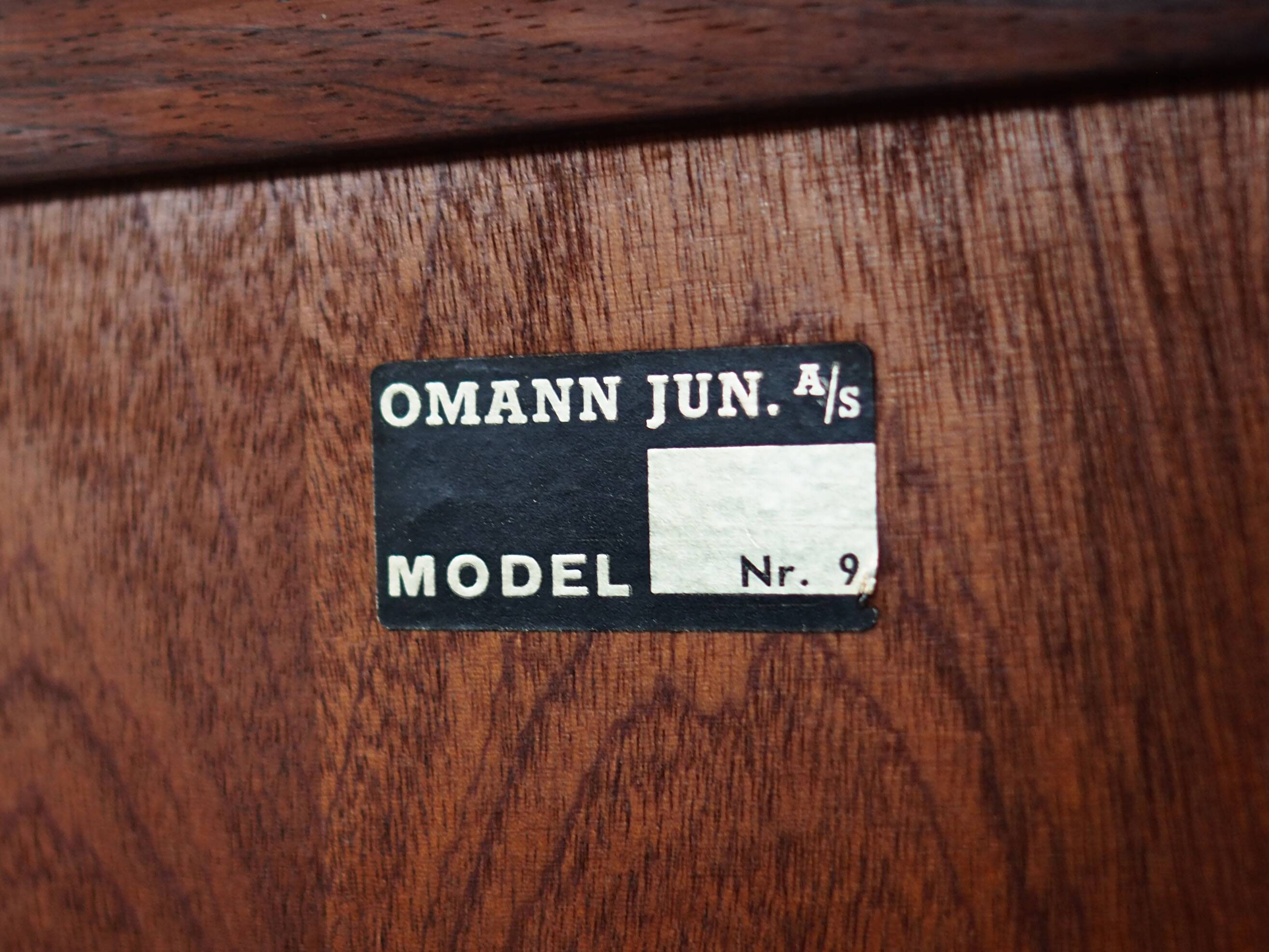 Rosewood bookcase, Danish design, 1970s, manufacture: Omann Jun