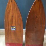 Old vintage oars or paddles 1950