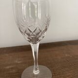 Verres à apéritif/digestif en cristal ciselé vintage 9 pièces