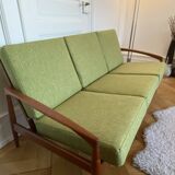 Vintage "Paper Knife" bench and armchair set by Kai Kristiansen