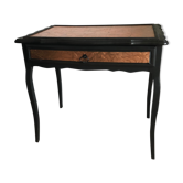 Black and copper leaf desk