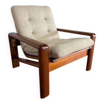 Scandinavian armchair in teak – 1970 Attributed to EMC Møbler, Denmark