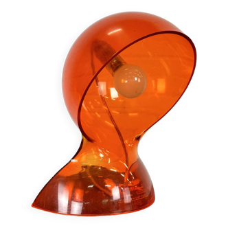 Lampe de table orange Artemide 'Dalu' par Vico Magistretti