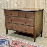 1930s English mahogany chest of drawers