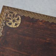 Arts & Crafts side table in oak and copper, United Kingdom ca. 1910