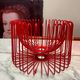 Tradig fruit basket by Ehlen Johansson red metal