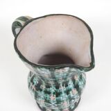 Robert Picault (1919-2000) - Earthenware pitcher with green grid decoration