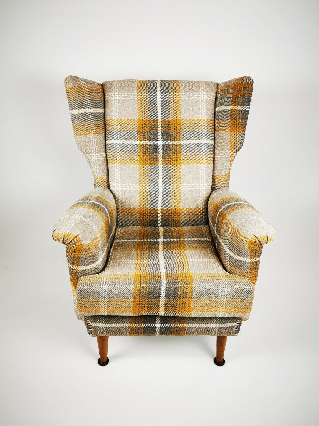 1950's wing back armchair and sofa