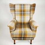 1950's wing back armchair and sofa