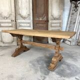 Raw bleached wood table