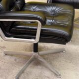 1970s Leather Swivel Chair Eurochair by Girsberger (Price for One)