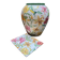 Ensemble porcelaine Lancel bouquets de Lys colorés vase et cendrier vide poche