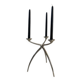 Space age tripod candlestick