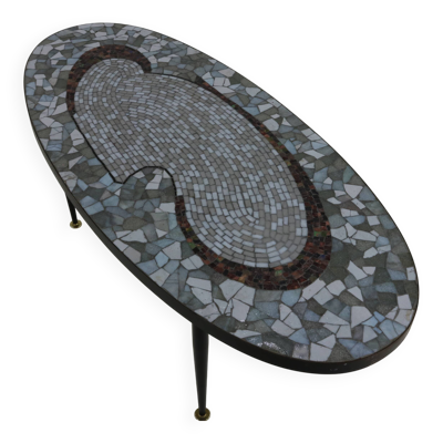 Table basse en mosaïque des années 60 par Berthold Müller