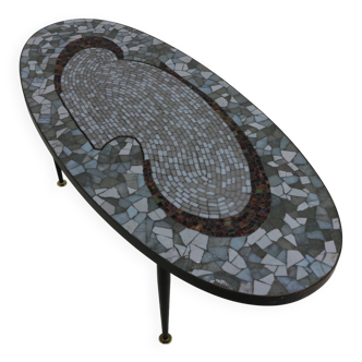 Sixties mosaic coffee table by Berthold Müller