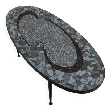 Sixties mosaic coffee table by Berthold Müller
