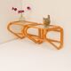 Scandinavian bentwood and glass bedside tables from Gemla, 1920s, set of 2